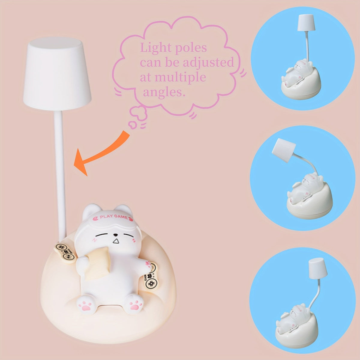 GlowCharge - Rechargeable LED Night Light with USB Charging