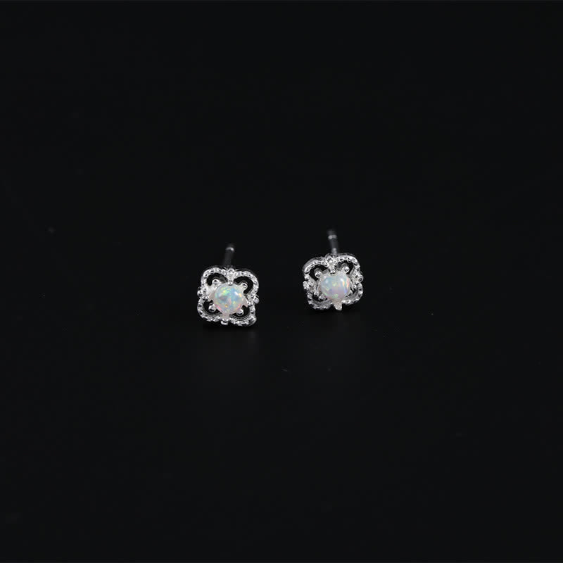 Seraphina - Boucles d'oreilles vintage délicates en opale