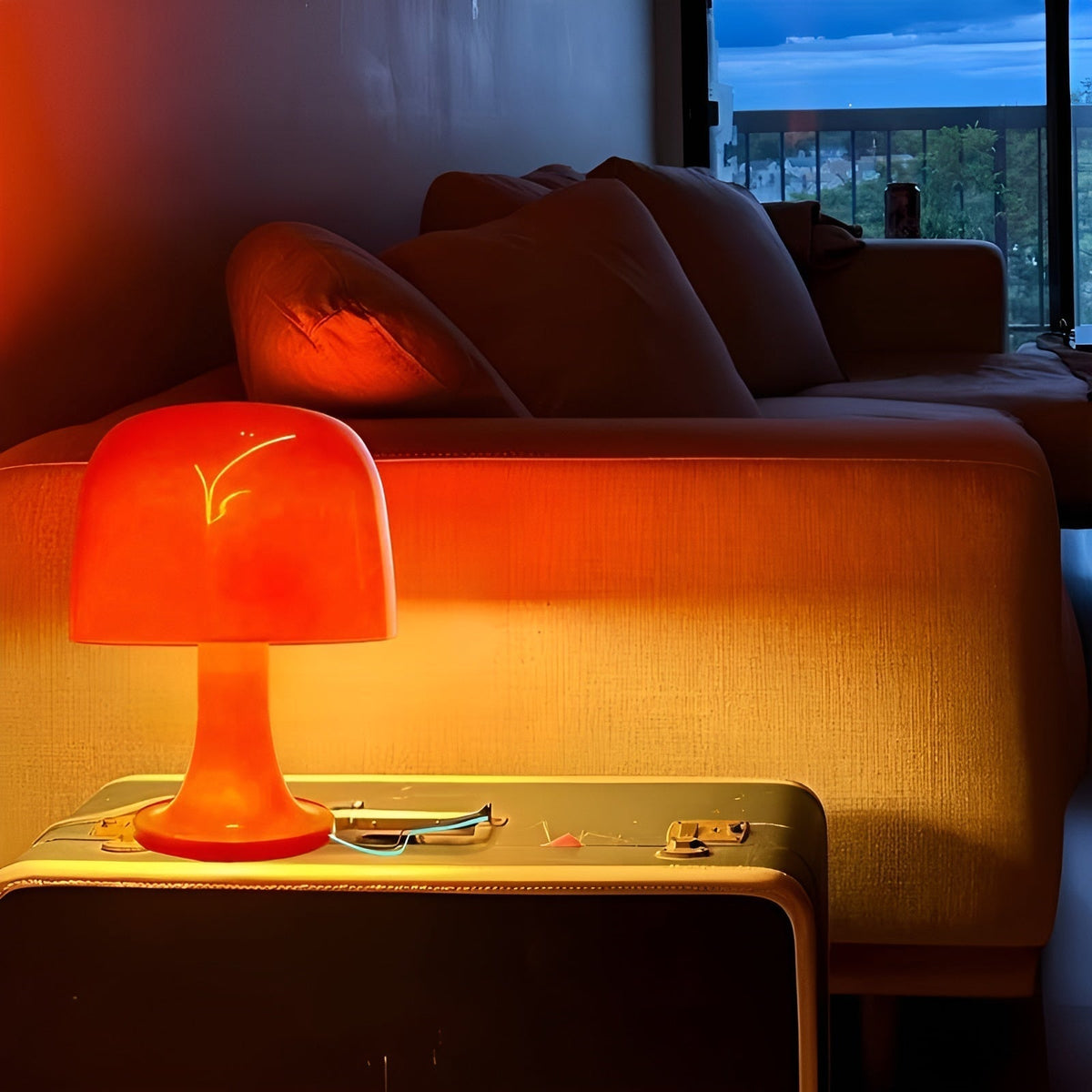 VintageMushroom - Dimmable LED Mushroom Lamp with USB Power