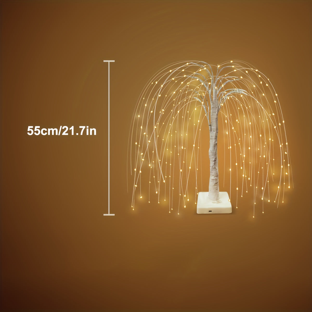 WillowGlow - Romantic 192 LED Table Lamp for a Cozy Ambiance
