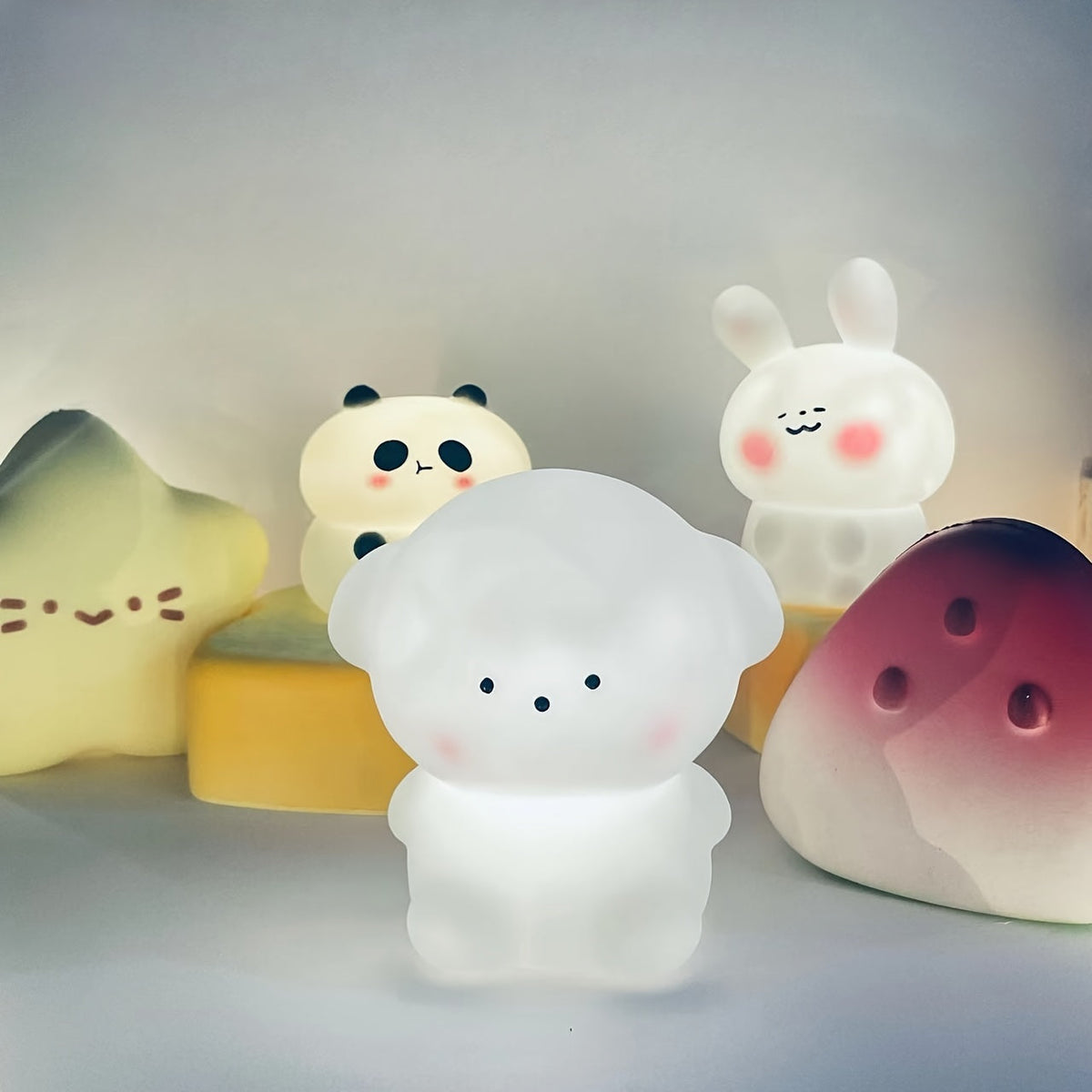 GlowDeco - Wireless Art Deco Night Light for the Bedroom