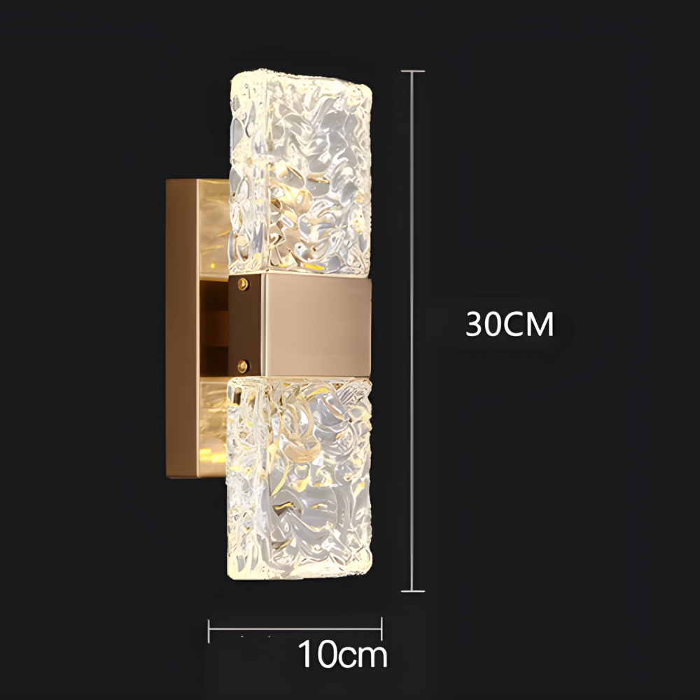 AuraCrystal - Luxury LED Crystal Wall Sconce