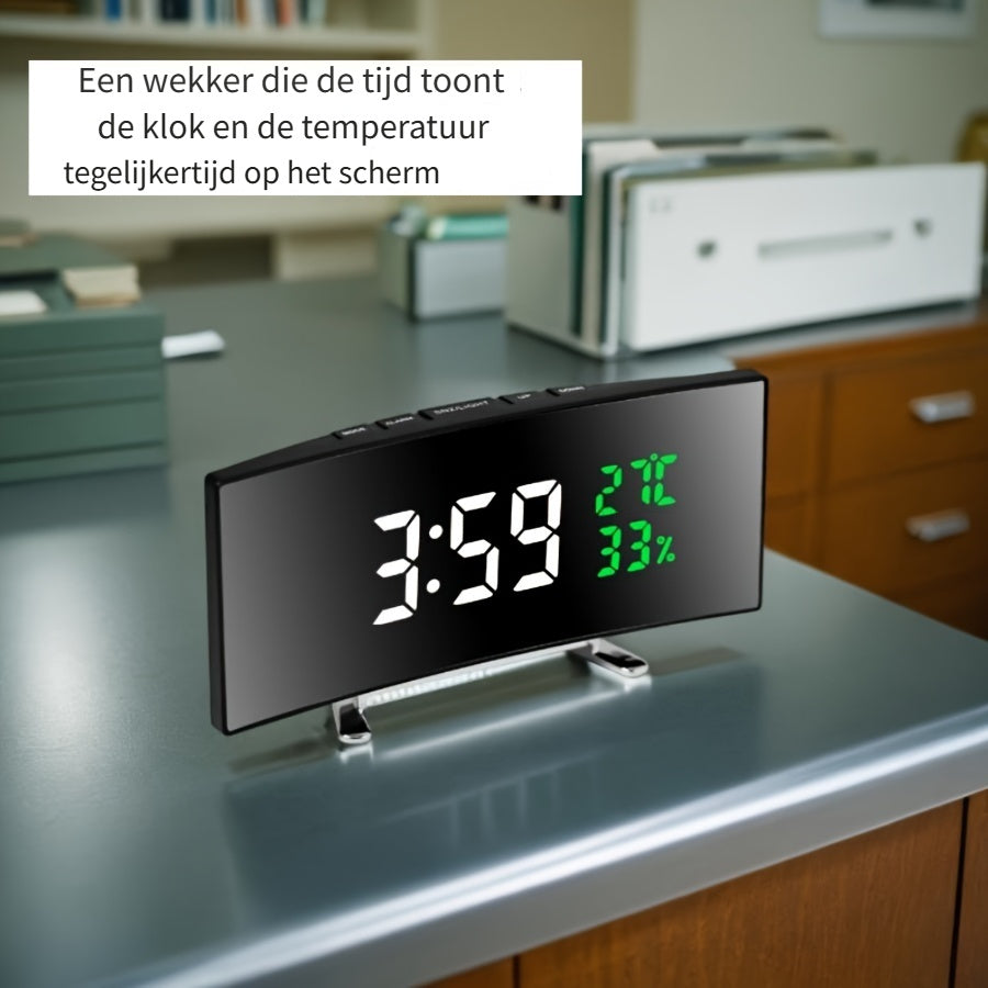 SmartClock - Smart LED Alarm Clock with Temperature and Humidity Display