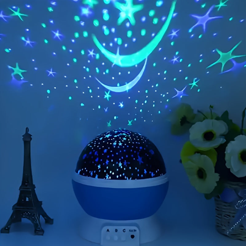 StarryDream - Starry Sky Projector with 12 Colors and 360° Rotation