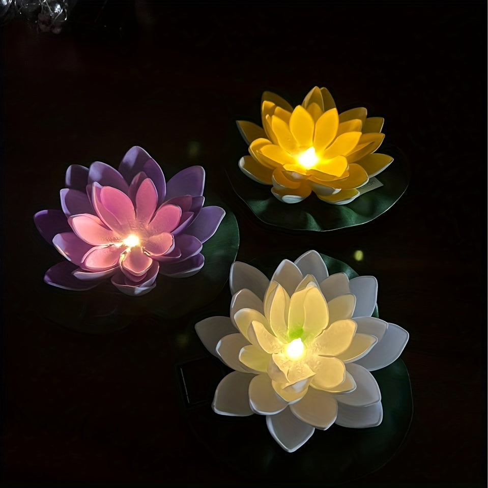Upetal - Lotus-Shaped LED Solar Garden Lanterns