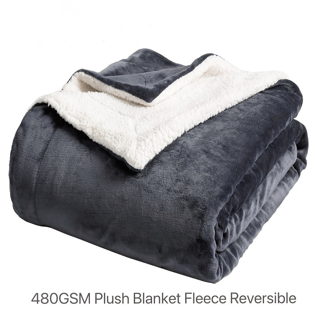 ZovaWarm - Ultra-Soft Sherpa Fleece Throw Blanket for Optimal Comfort