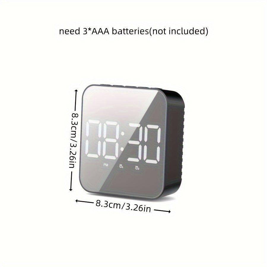 TempView - Elegant LED Alarm Clock with Temperature Display