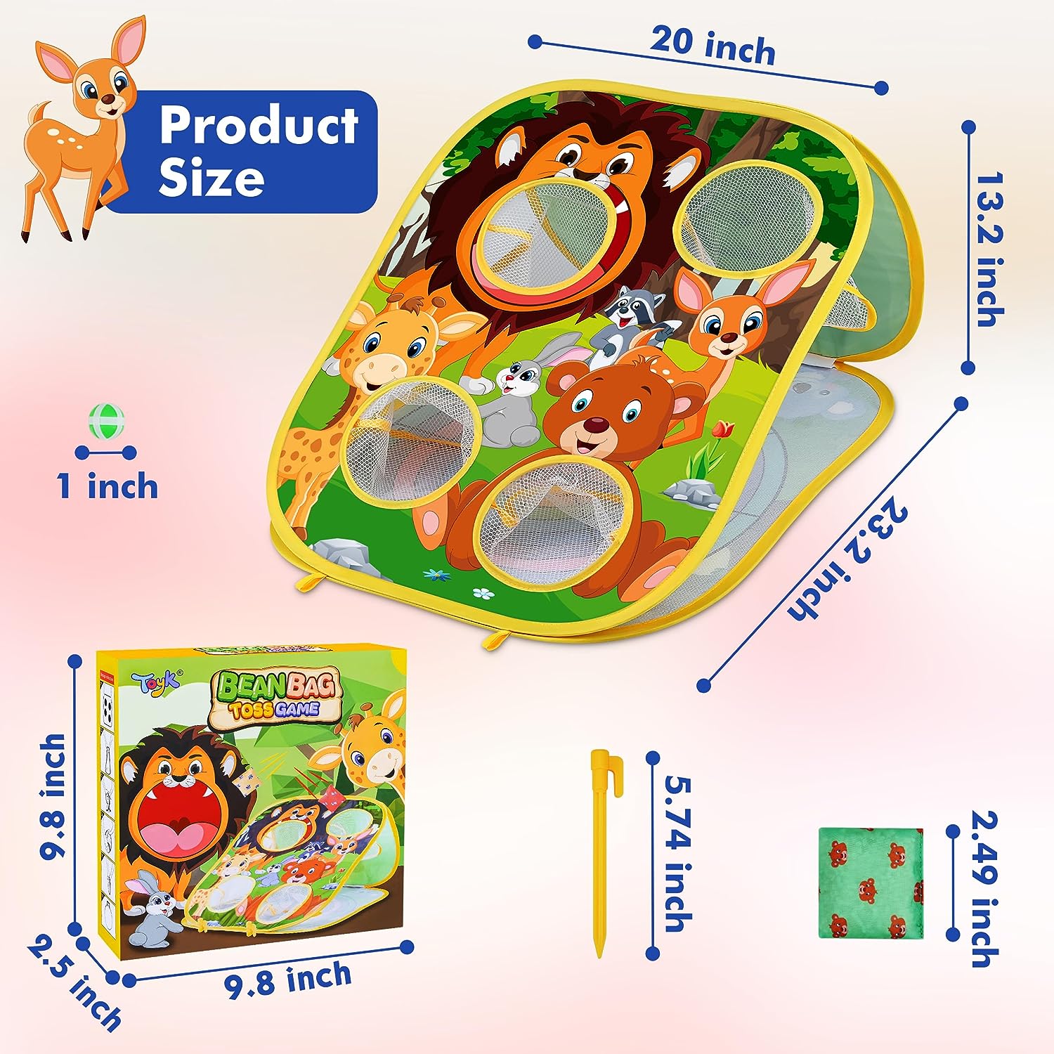 ArroPlay - Outdoor Animal Toss Skill Game for Kids