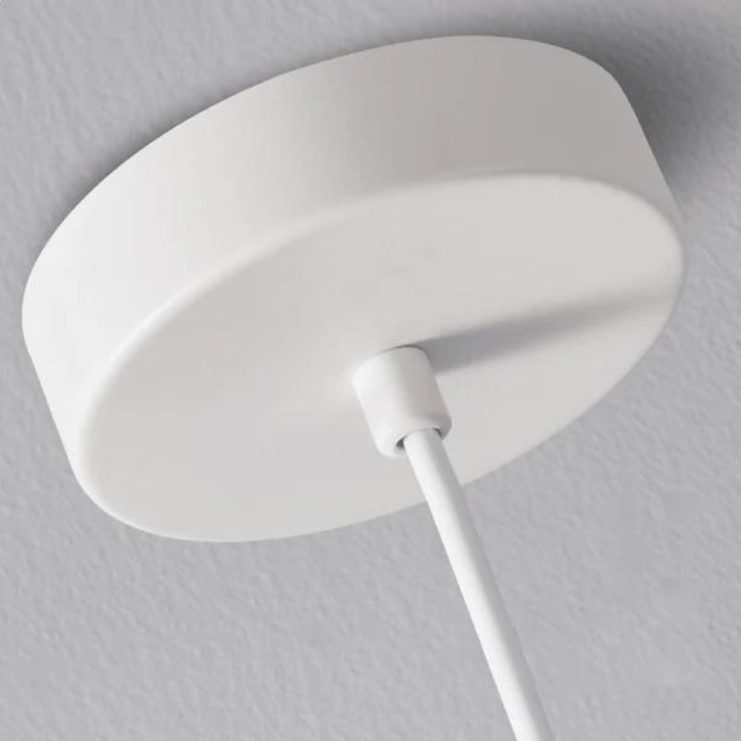 NimbusGlow - Modern Adjustable-Height Pendant Light with Minimalist Design