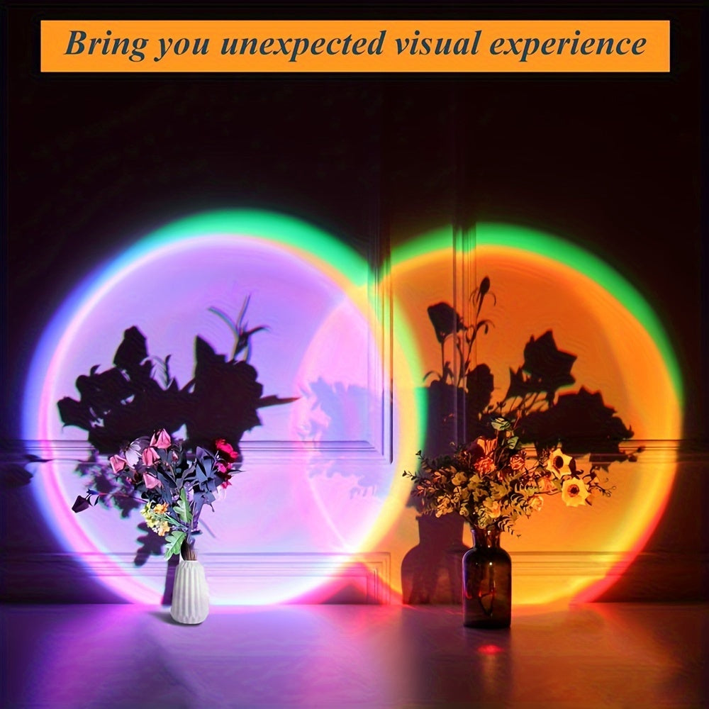 Gyrasol - Sunset Projection Lamp with 16 Colors and Remote Control