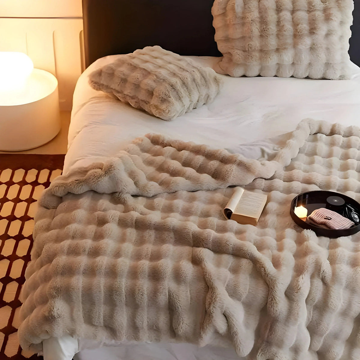 Fluff Bubble - Plush Faux Fur Blanket