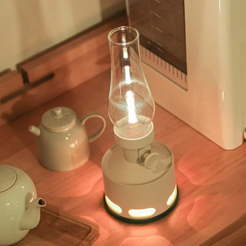 NostalgiaLamp - Vintage LED Lantern for Cozy Evenings