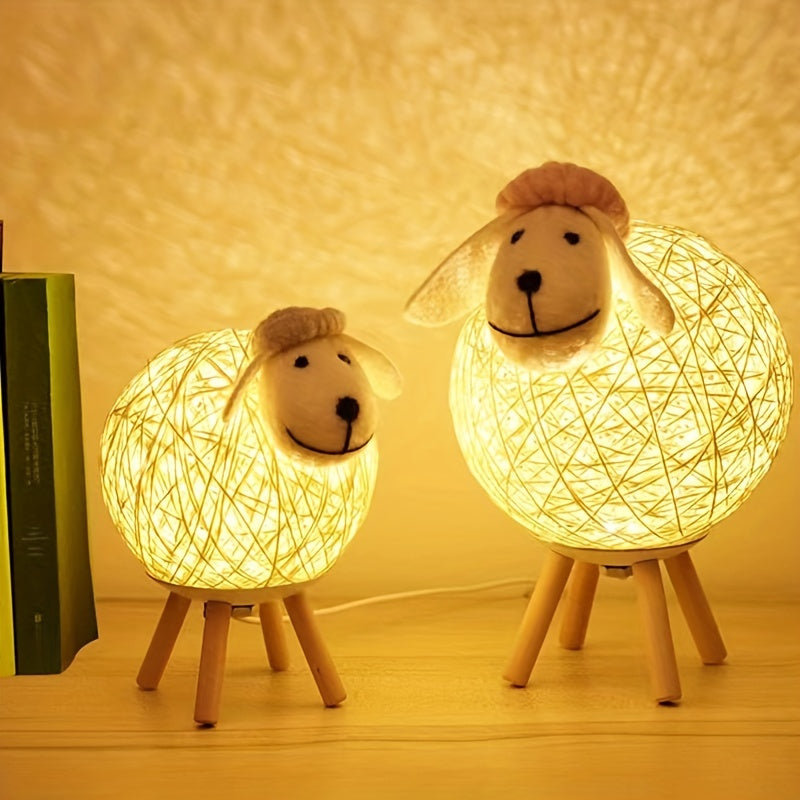 SheepGlow Lamp - Dimmable USB Sheep-Shaped Night Light