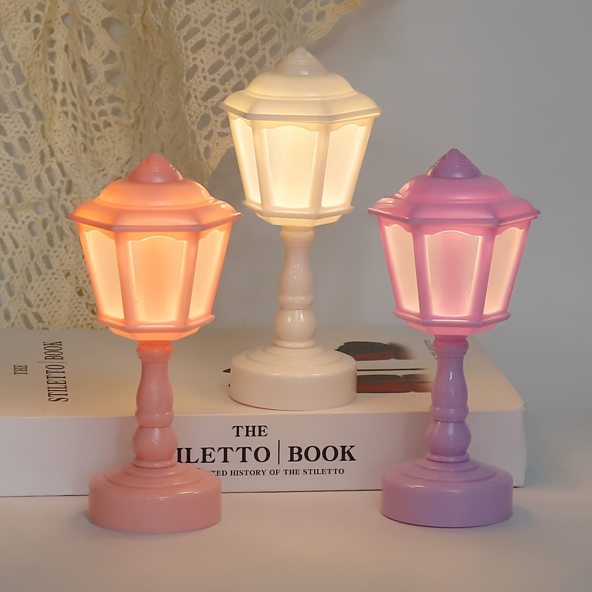 UmbrellaGlow - Vintage Mini Table Lamp