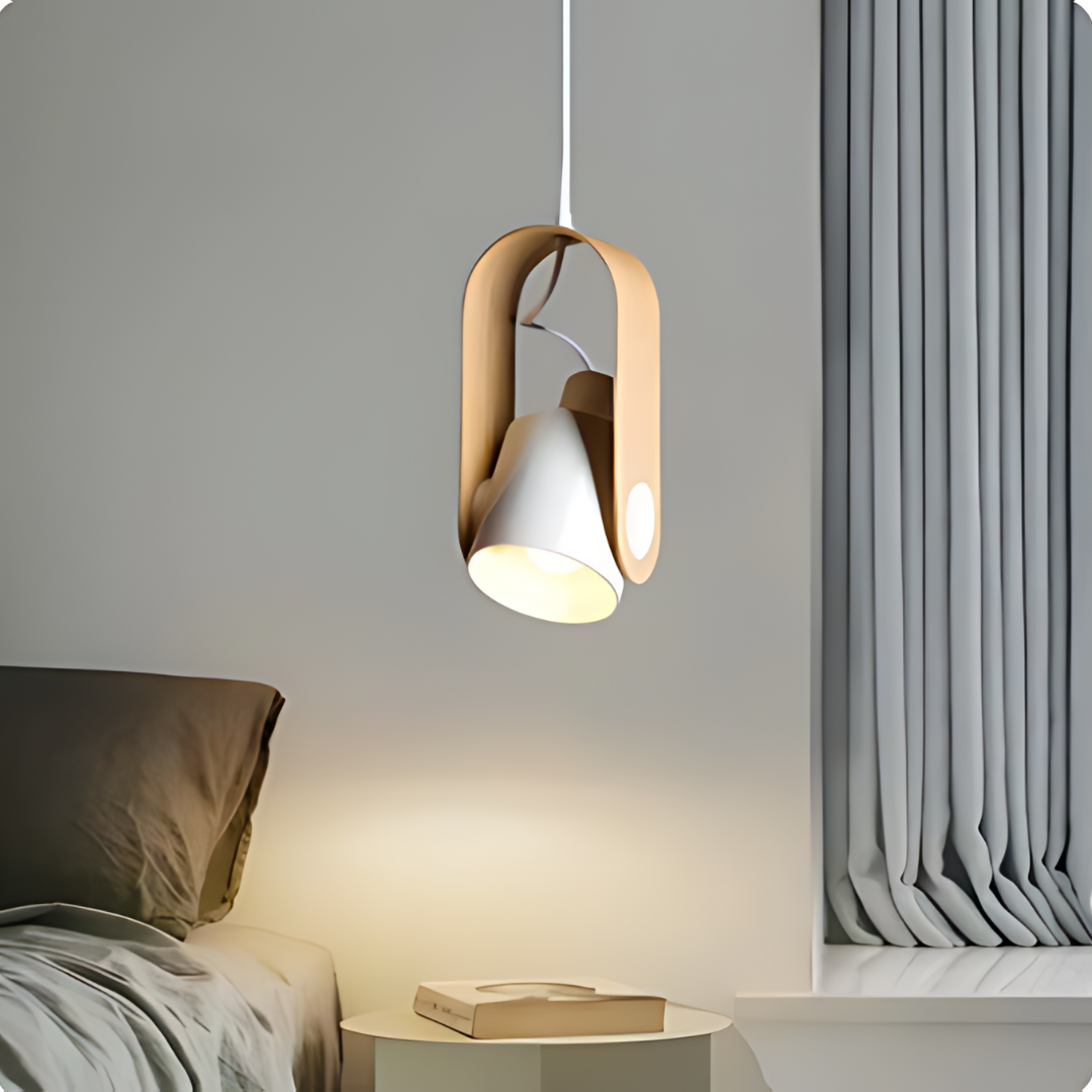 NimbusGlow - Modern Adjustable-Height Pendant Light with Minimalist Design