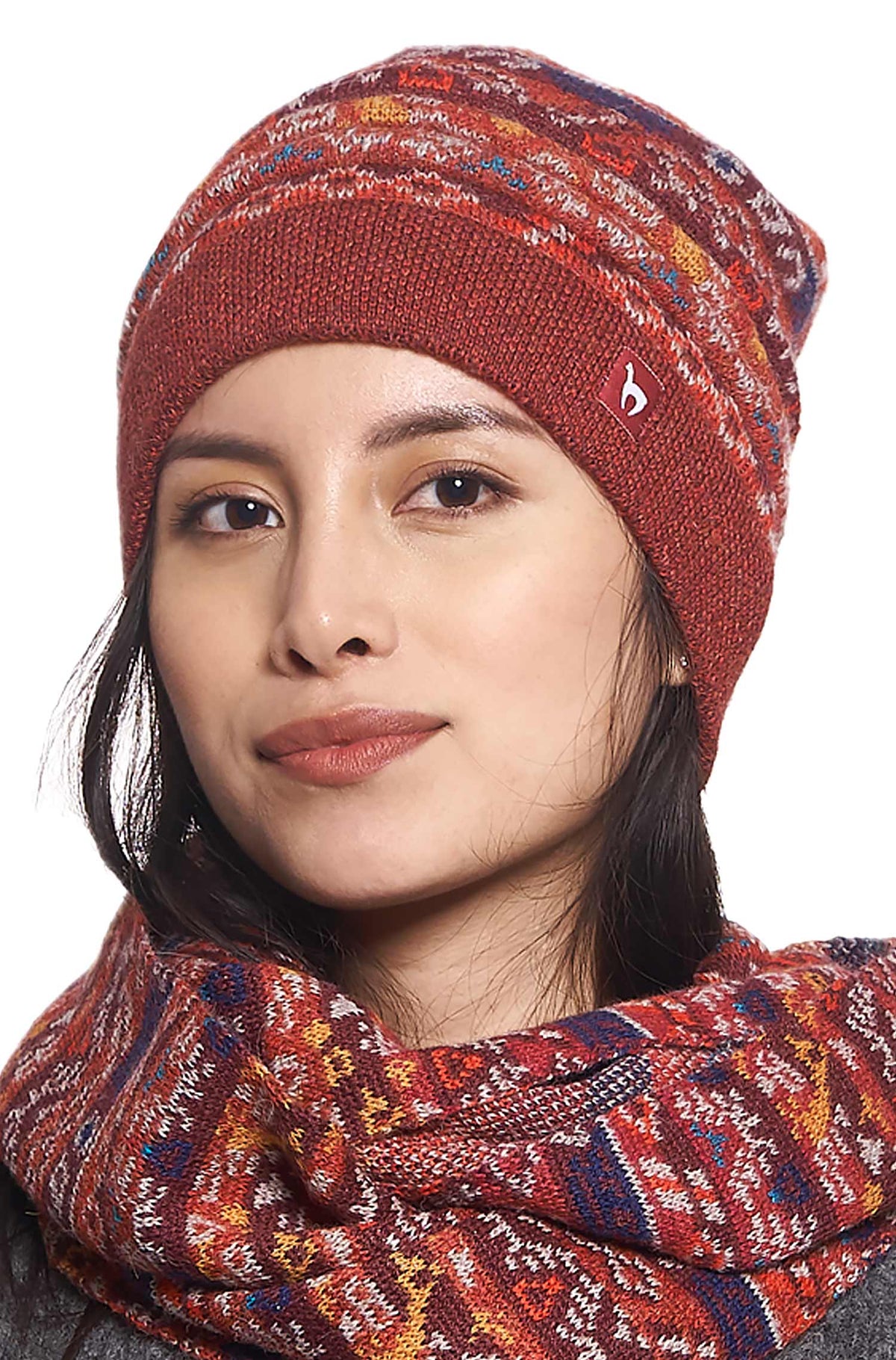 AlpacaFit - Premium Jacquard Knit Wool Beanie