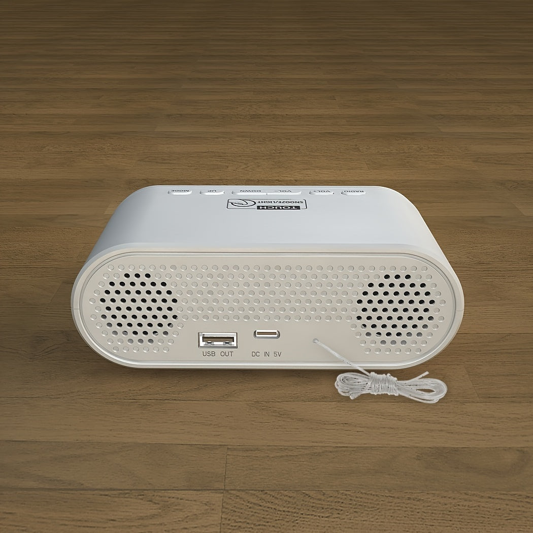 Kadence - Digital LED Alarm Clock with FM Radio and Snooze
