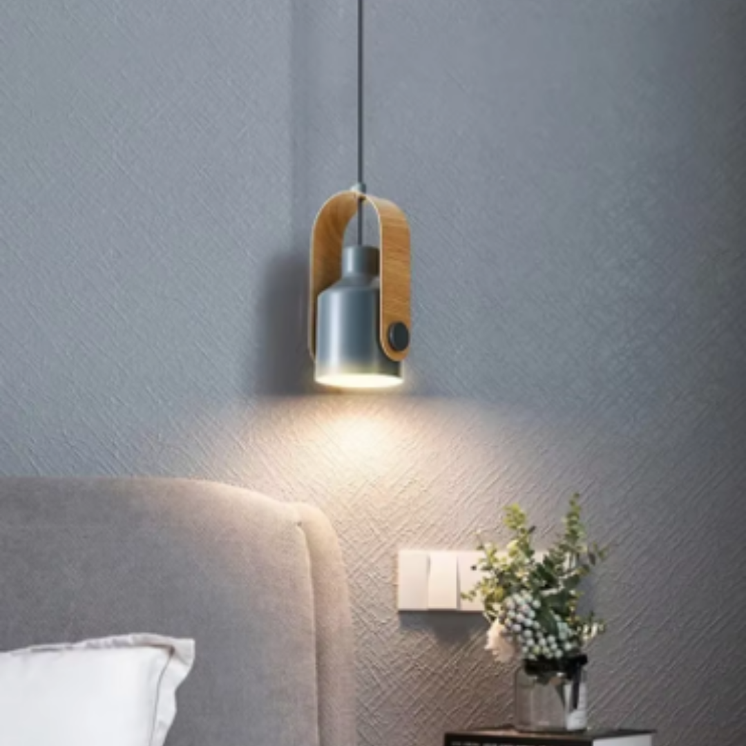 NimbusGlow - Modern Adjustable-Height Pendant Light with Minimalist Design