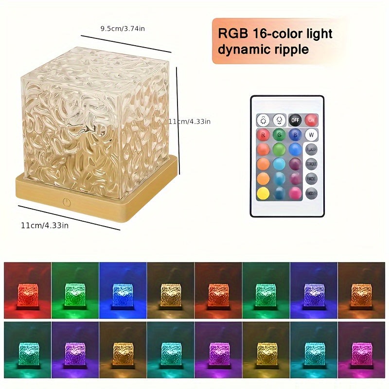 Ledrix - 16-Color Touch USB Table Lamp