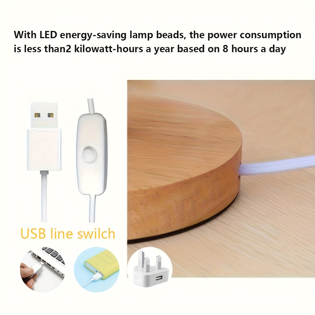 Tavessa - Luxury LED Glass Table Lamp