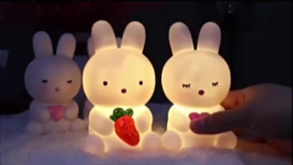 Yamibun - Cute LED Bunny Night Light for Soft Ambience