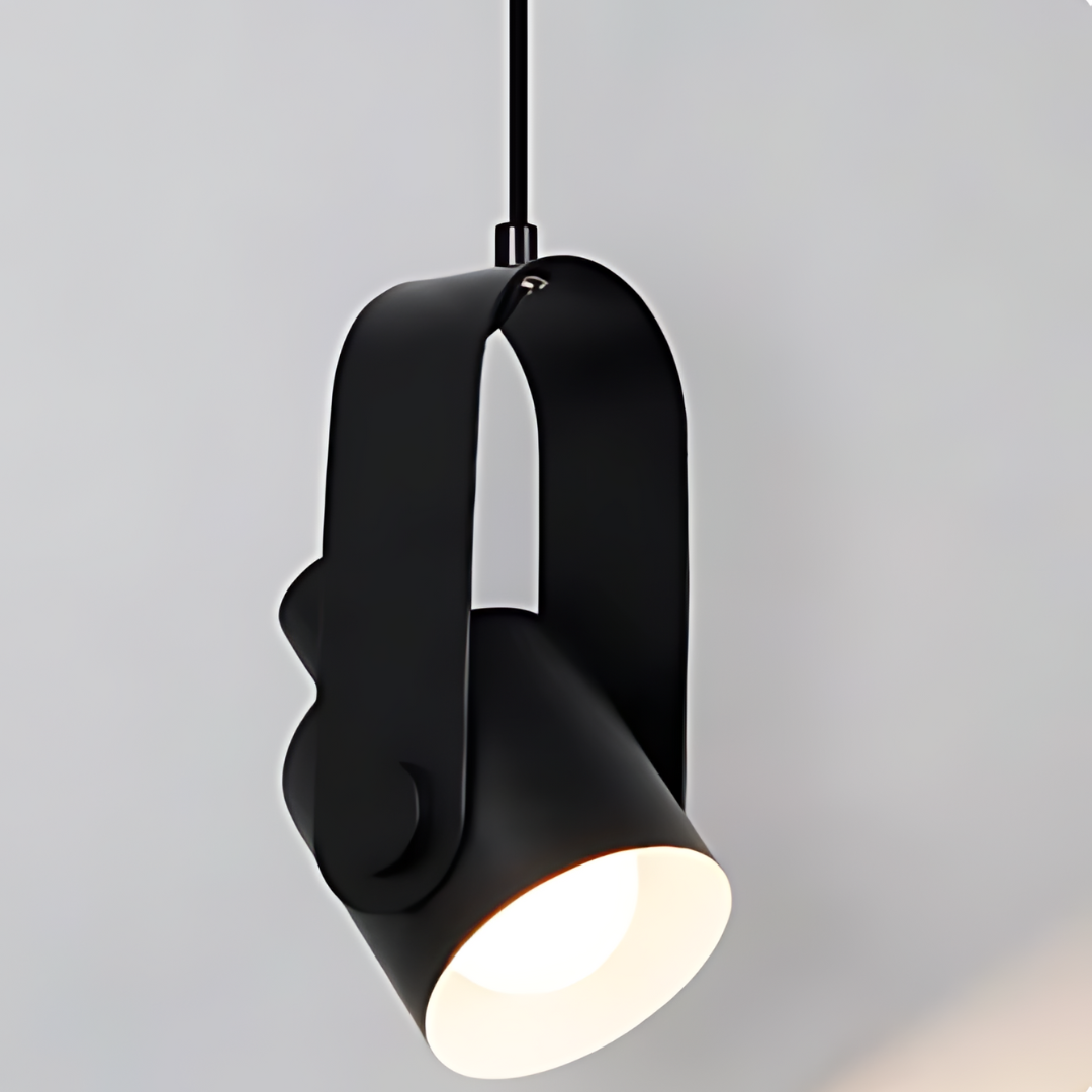 NimbusGlow - Modern Adjustable-Height Pendant Light with Minimalist Design