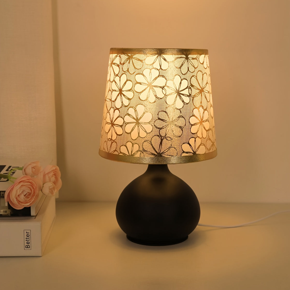 RetroLamp - Scandinavian Fabric Table Lamp with USB Port