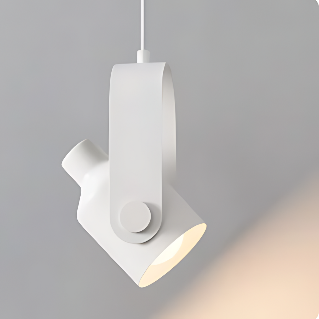 NimbusGlow - Modern Adjustable-Height Pendant Light with Minimalist Design