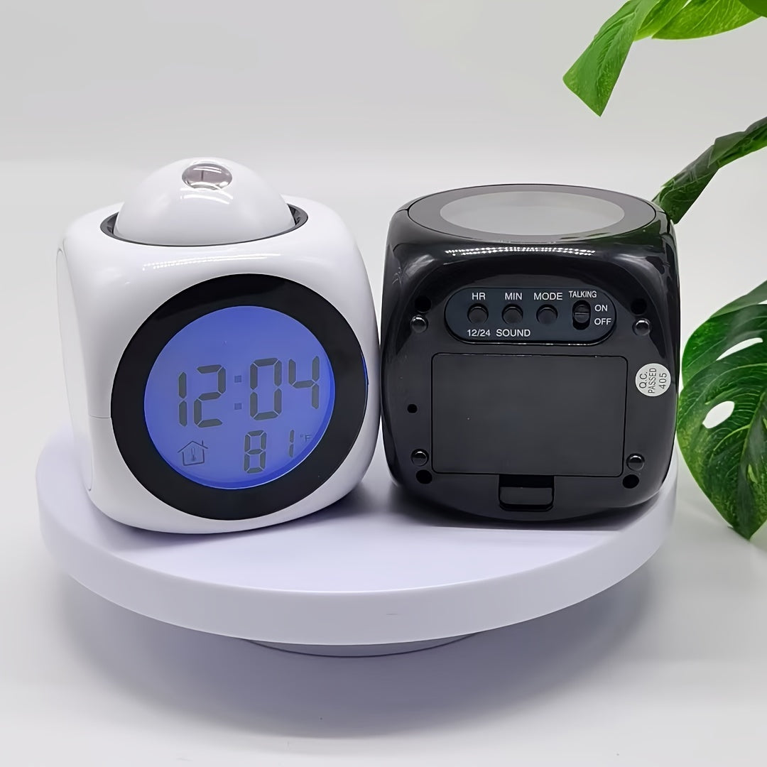 ProClock - Modern Projection Alarm Clock with Sound Alarm