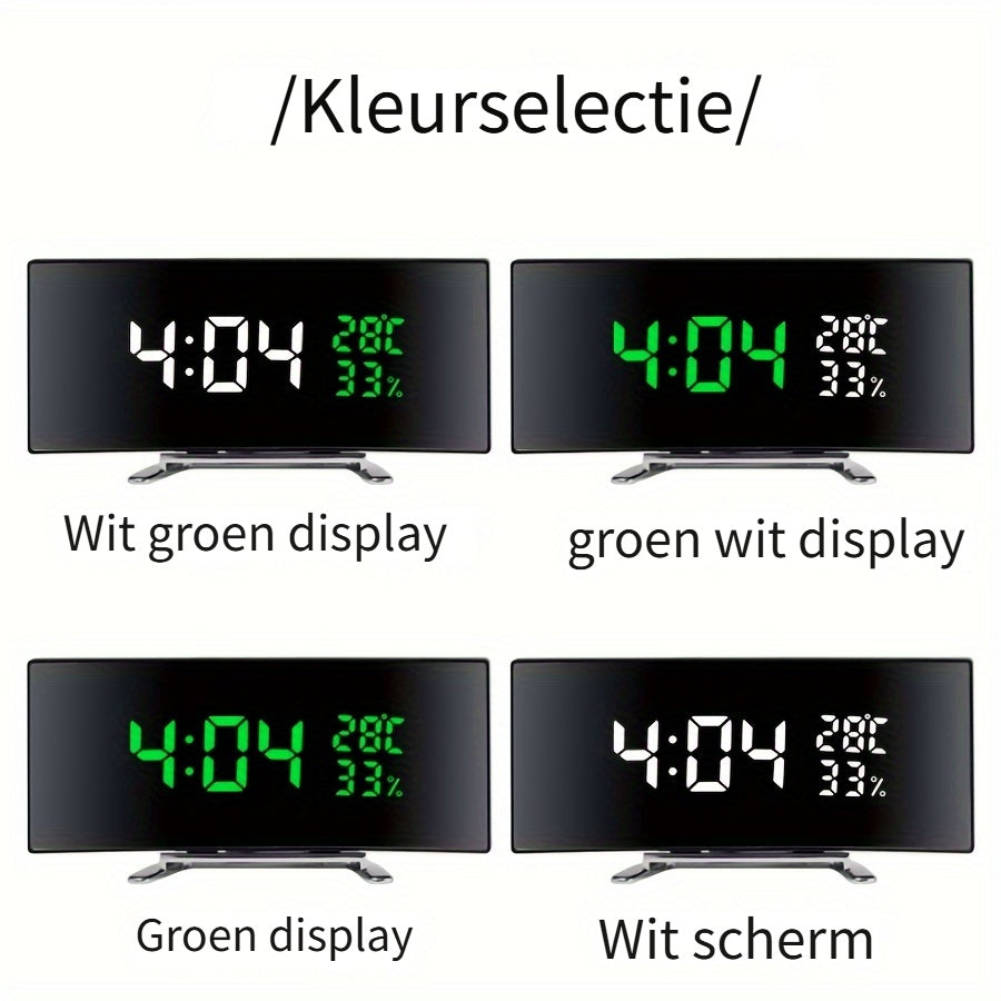 SmartClock - Smart LED Alarm Clock with Temperature and Humidity Display