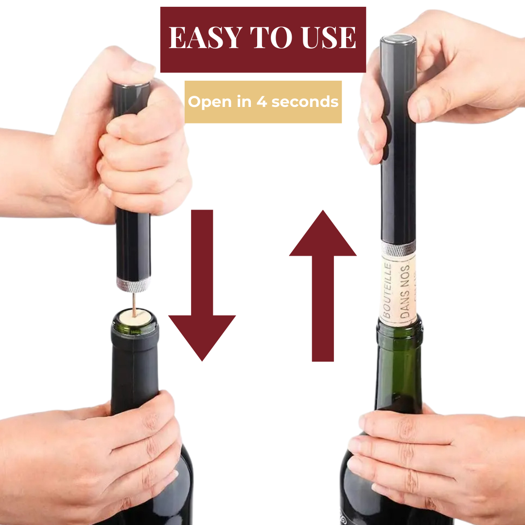 CorkMaster - Tire-Bouchon Air Comprimé Luxe