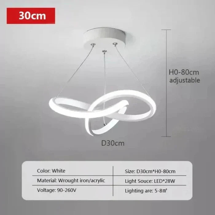WaveGlow Ceiling Light – Plafonnier LED Stylé