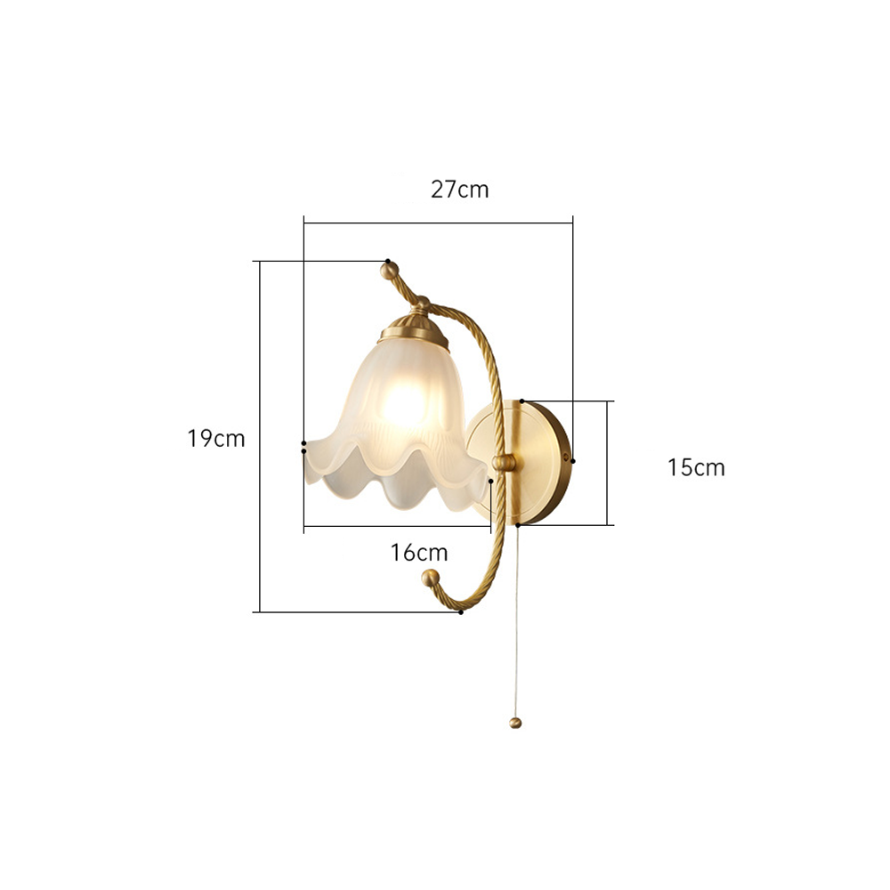 Kalvane - Retro Glass Wall Sconce for a Warm Ambiance
