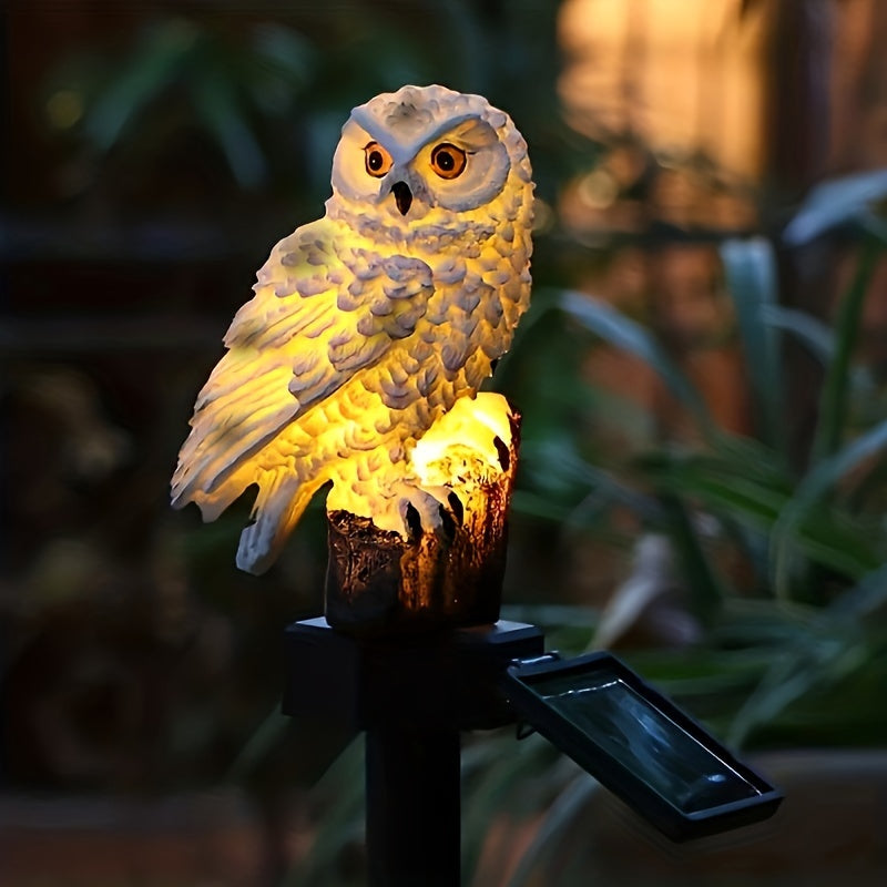 SolarOwl - Owl-Shaped Solar LED Garden Light