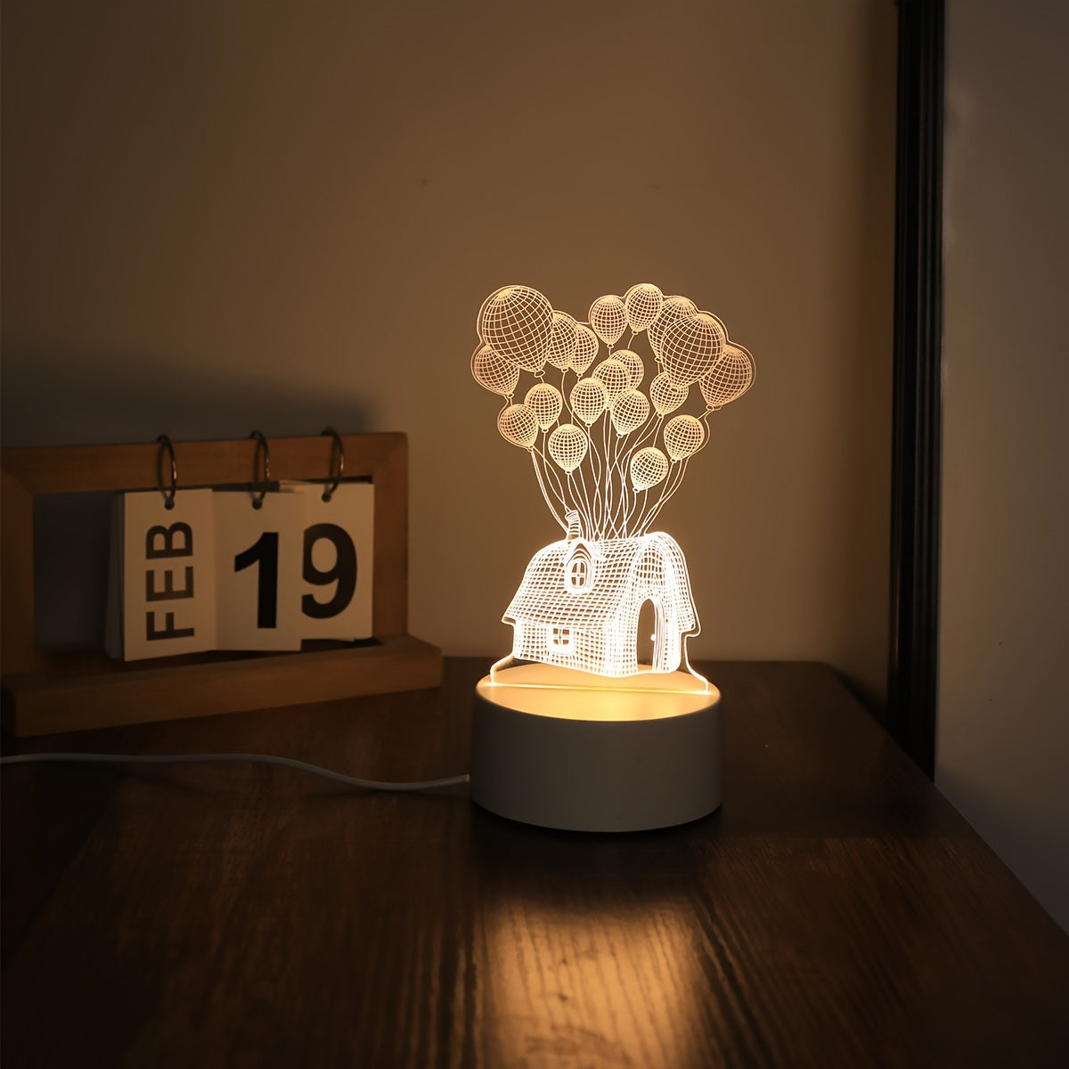 LumiBalloon - 3D LED Balloon Lamp with USB Power