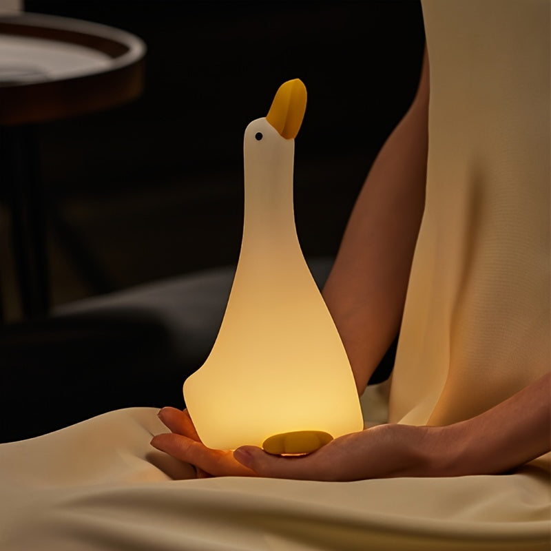 DreamDuck - Rechargeable Touch-Sensor Silicone Duck Night Light