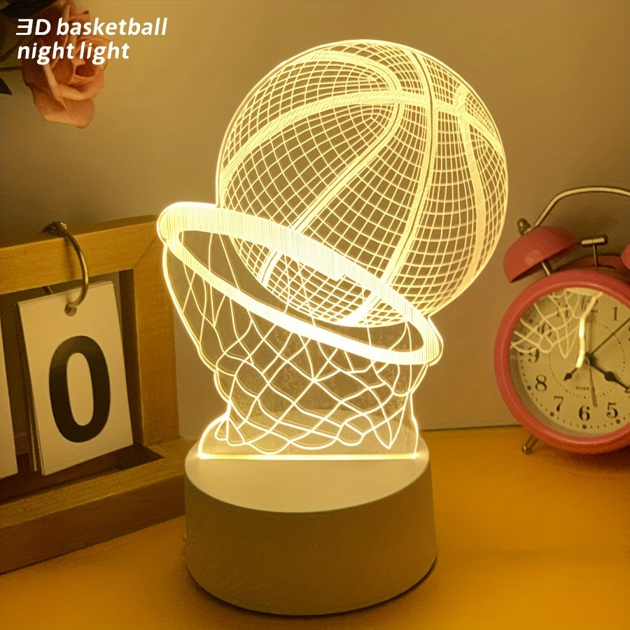 Jorbounce - 3D LED Basketball Table Lamp