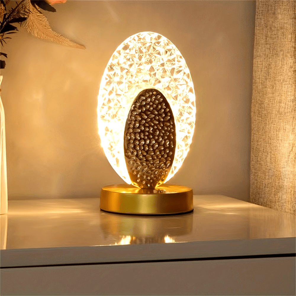 FeatherLamp - Touch-Control USB Table Lamp with Feather Design