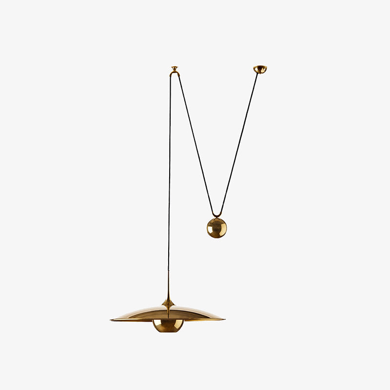 Nostalgic Glow - Retro LED Pendant Light with Vintage Charm