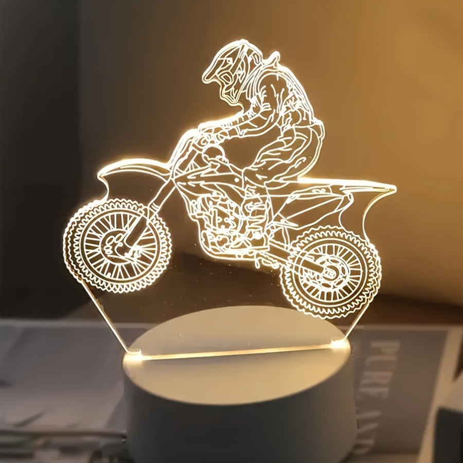 MotoLamp - 3D Motocross LED Night Light