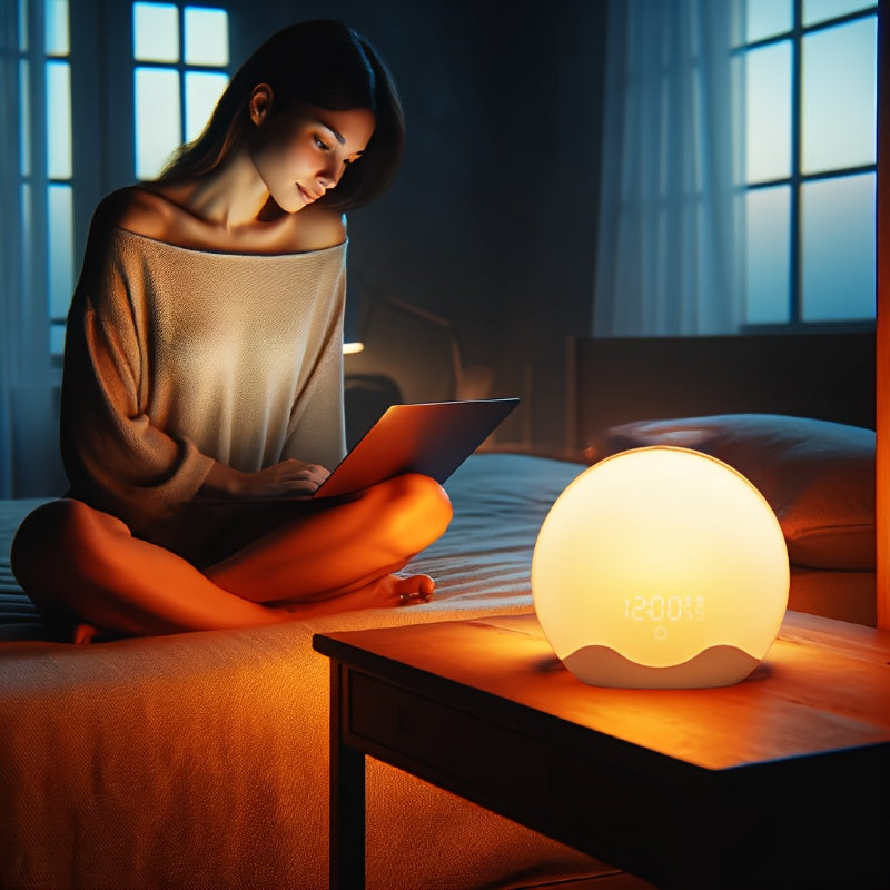 HaloRise - Touch Sunrise Simulator Alarm Lamp and Night Light