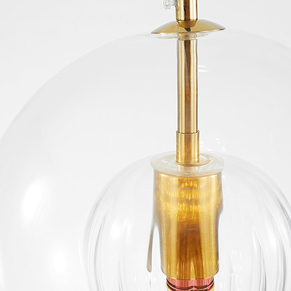 AmberGlow Pendant - Warm Amber Glass Pendant Light