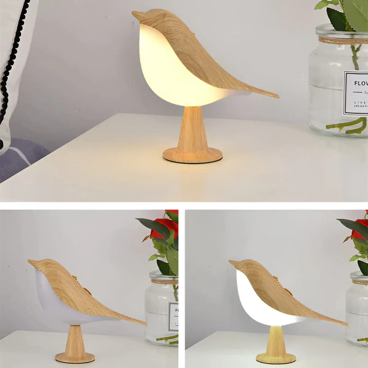 Wrensong - Bird-Shaped Ambient Lamp with Aromatherapy Diffuser