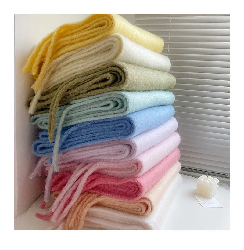 FrostSoft - Luxury Cashmere Scarf for Winter Warmth