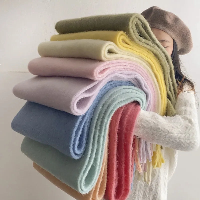 FrostSoft - Luxury Cashmere Scarf for Winter Warmth
