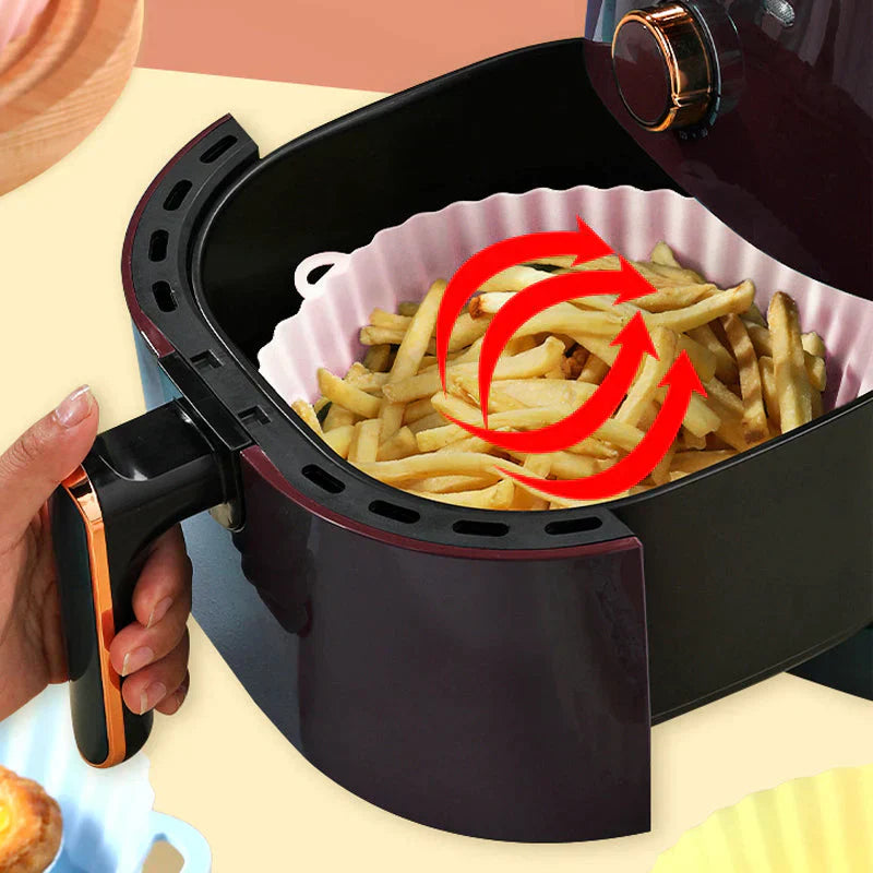 SiliconFry Tray – Moule Airfryer Réutilisable