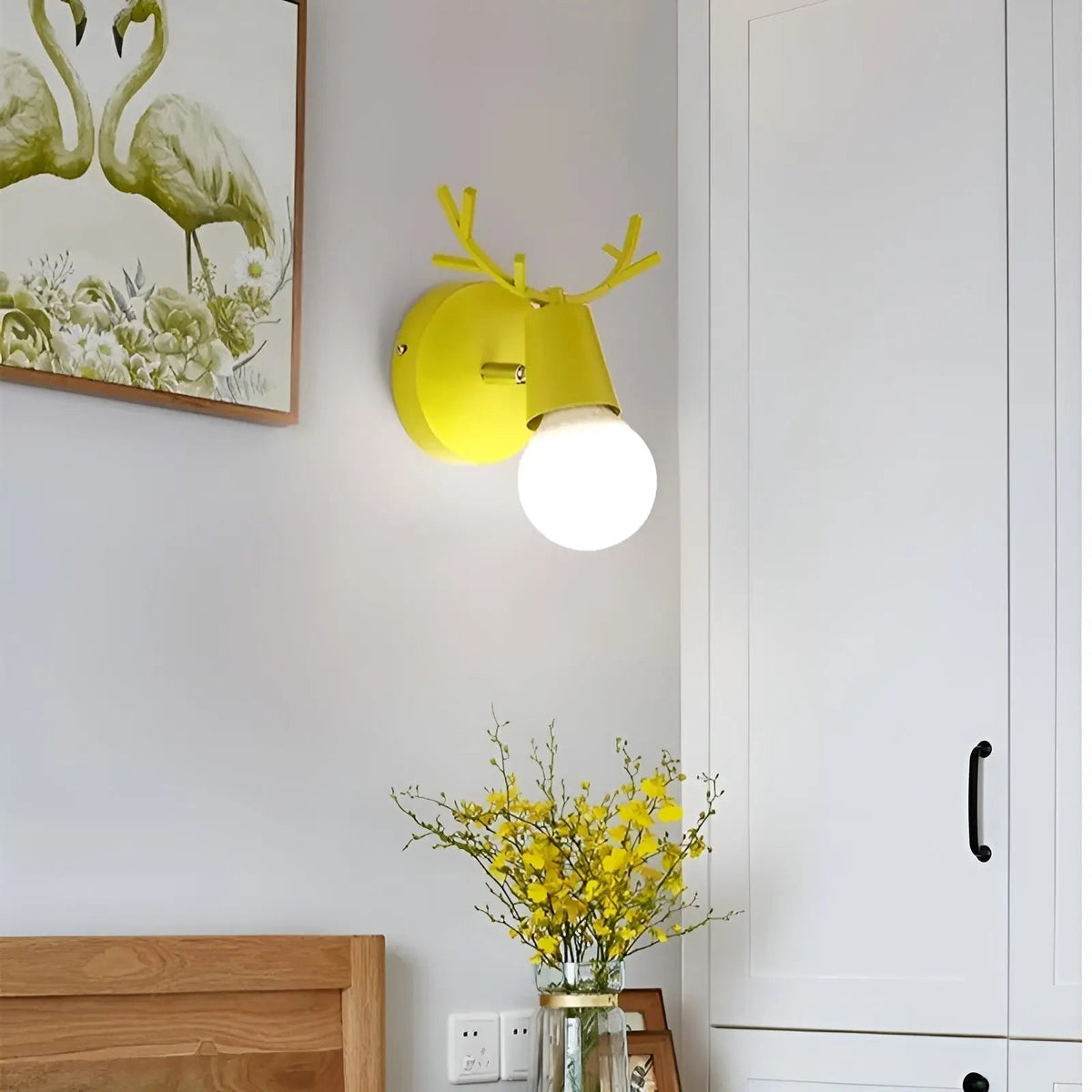 Nordic Glow - Scandinavian Antler-Shaped LED Wall Sconce