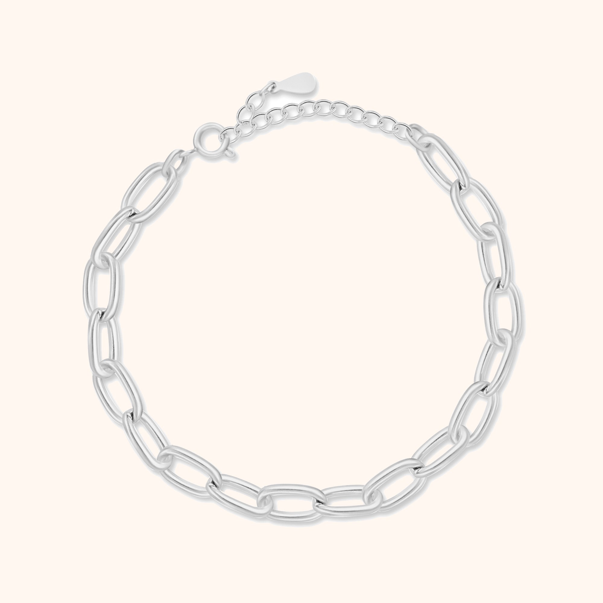 Lucia - Adjustable 925 Silver Chain Bracelet