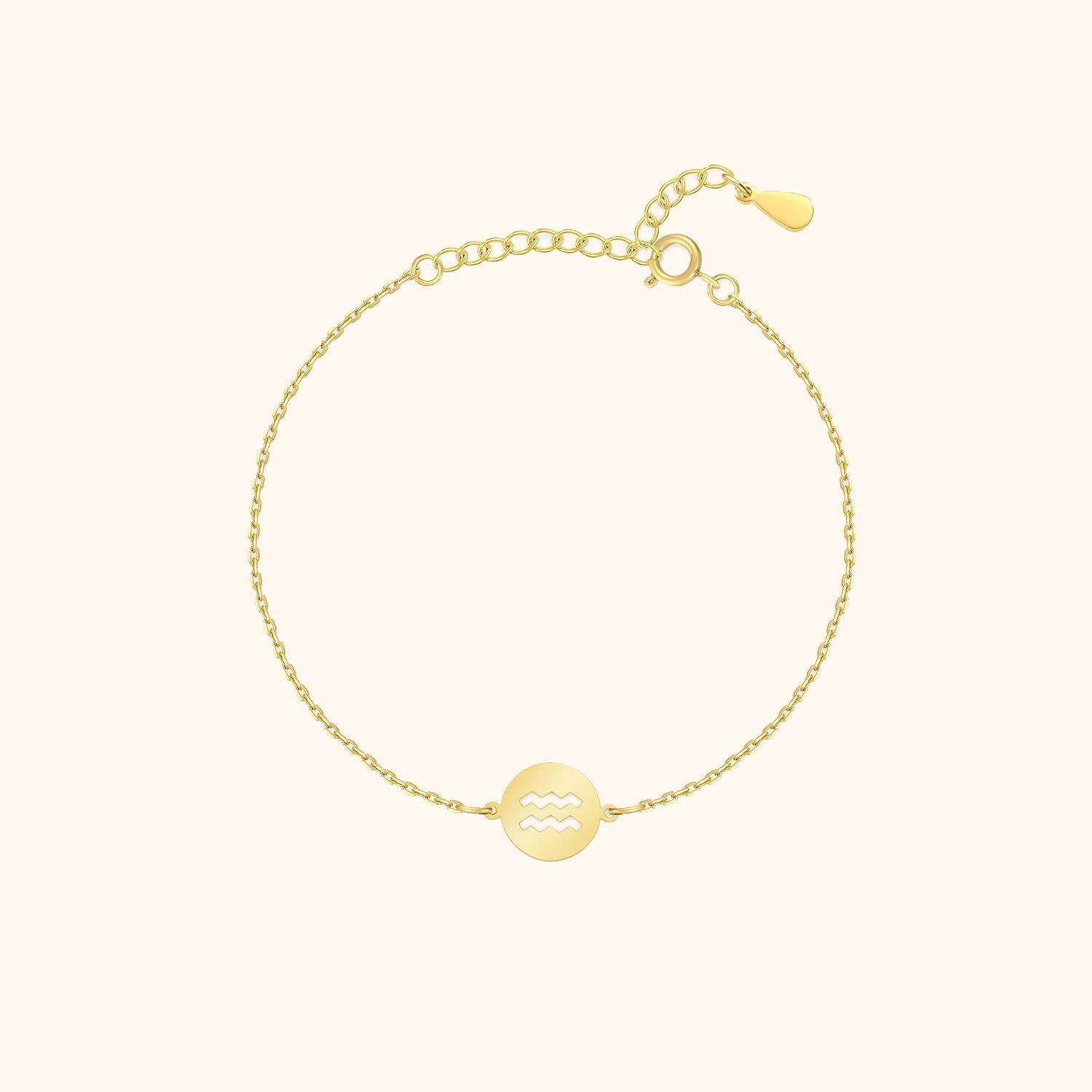 Lyra - Elegant Personalised Silver Zodiac Bracelet