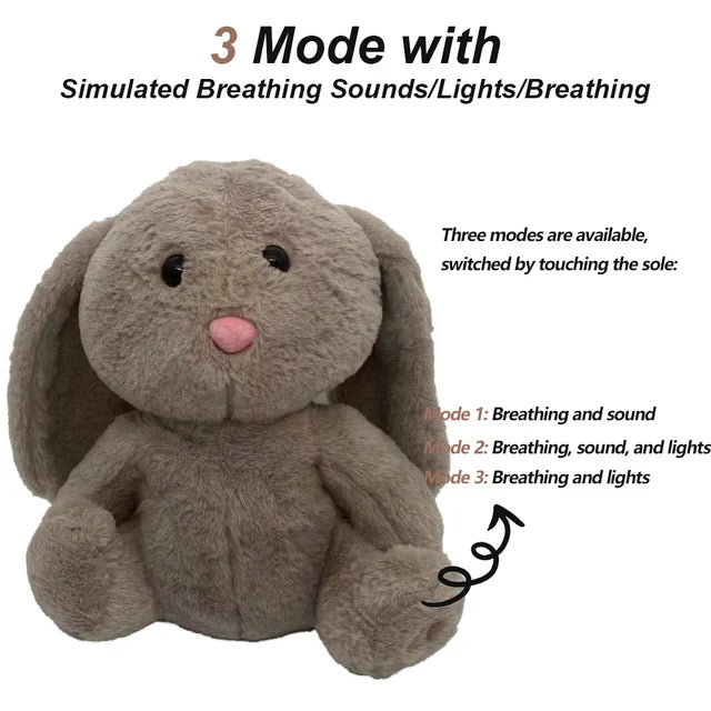 Soothing Bunny - Breathing Plush for Baby Calm